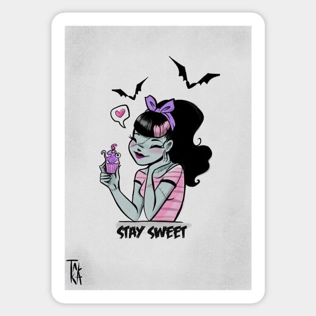 Stay sweet Sticker by Talkapollock